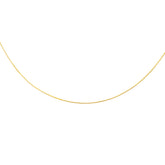 14K Gold 1Mm Round Omega With Screw Back Lock